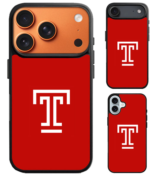 Temple Owls University Logo iPhone Air | iPhone 17 | 17 Pro | 17 Pro Max Case
