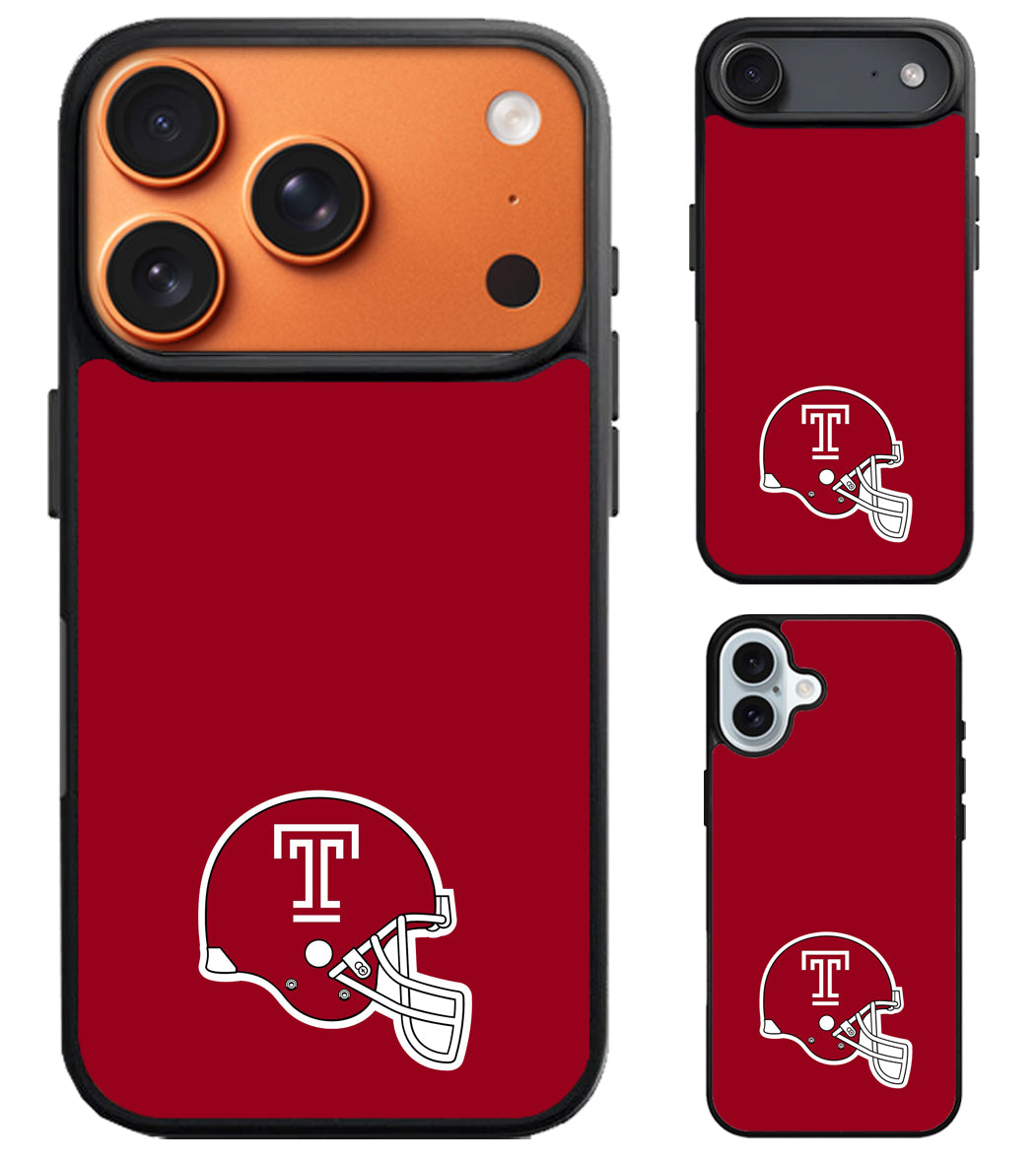 Temple Owls football iPhone Air | iPhone 17 | 17 Pro | 17 Pro Max Case