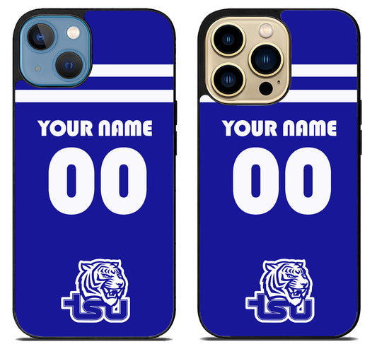 Custom Personalized Tennessee State Tigers iPhone 14 | 14 Plus | 14 Pro | 14 Pro Max Case