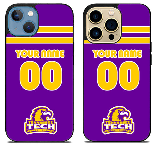 Custom Personalized Tennessee Tech Golden Eagles iPhone 14 | 14 Plus | 14 Pro | 14 Pro Max Case