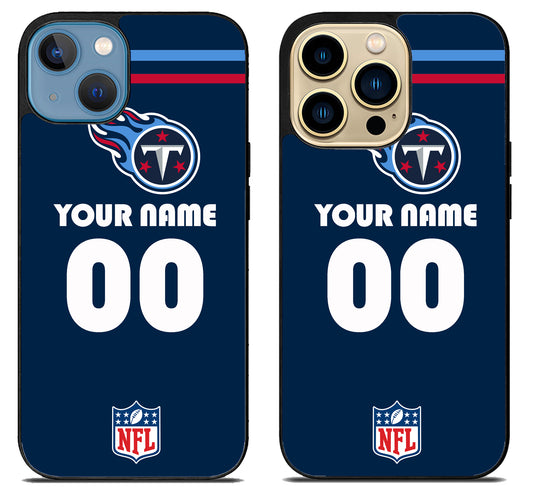 Custom Personalized Tennessee Titans NFL iPhone 14 | 14 Plus | 14 Pro | 14 Pro Max Case