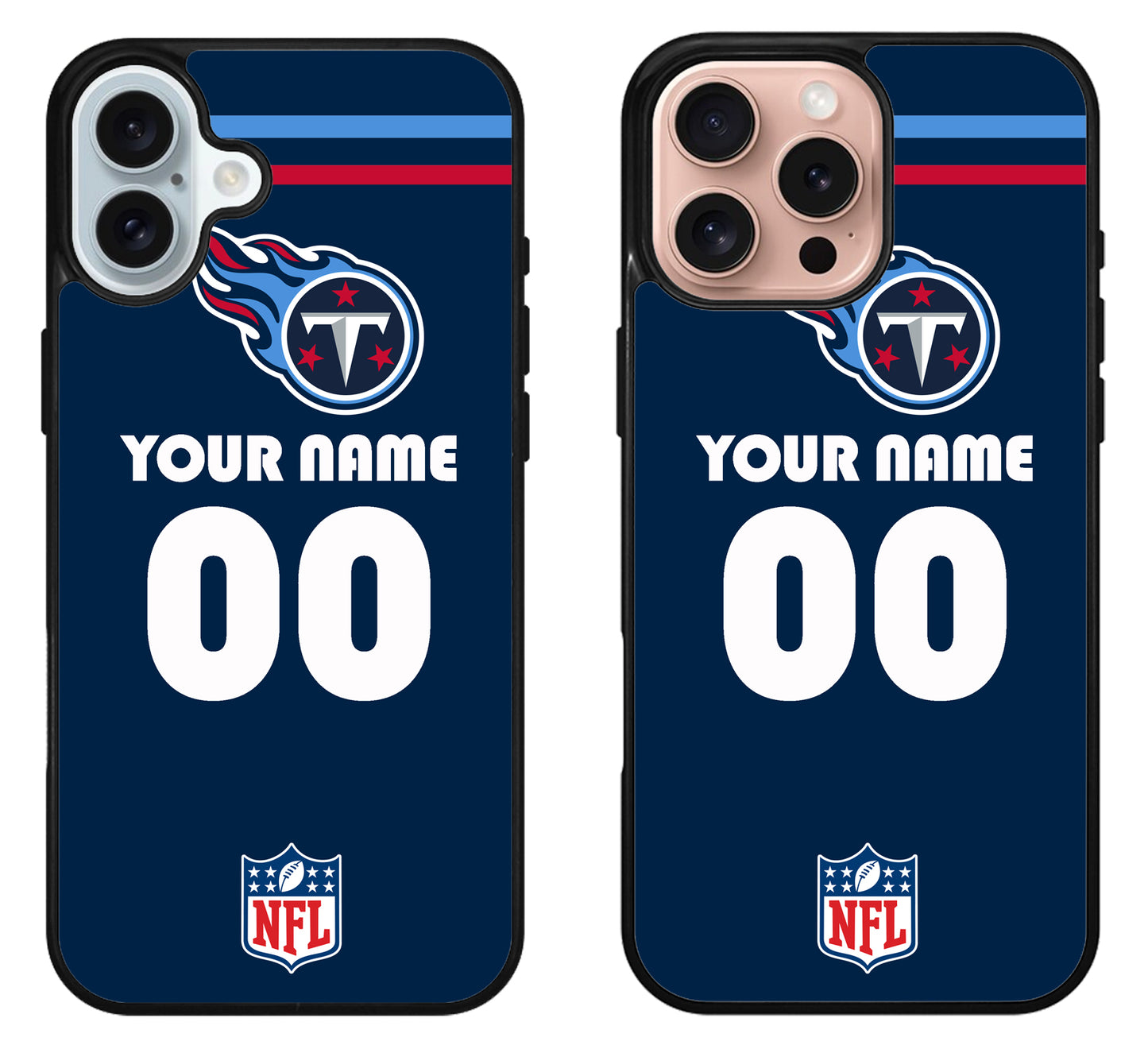 Custom Personalized Tennessee Titans NFL iPhone 16 | 16 Plus | 16 Pro | 16 Pro Max Case