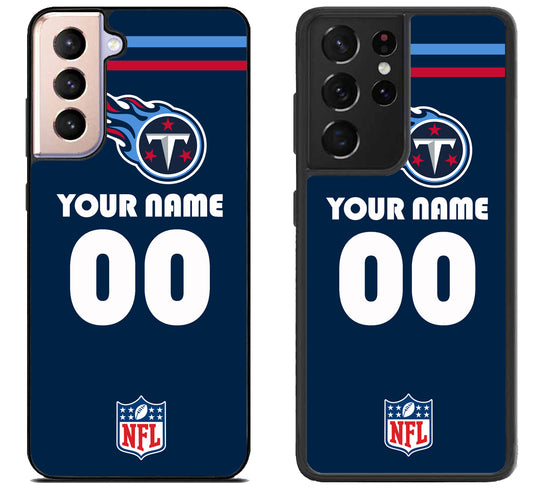 Custom Personalized Tennessee Titans NFL Samsung Galaxy S21 | S21 FE | S21+ | S21 Ultra Case