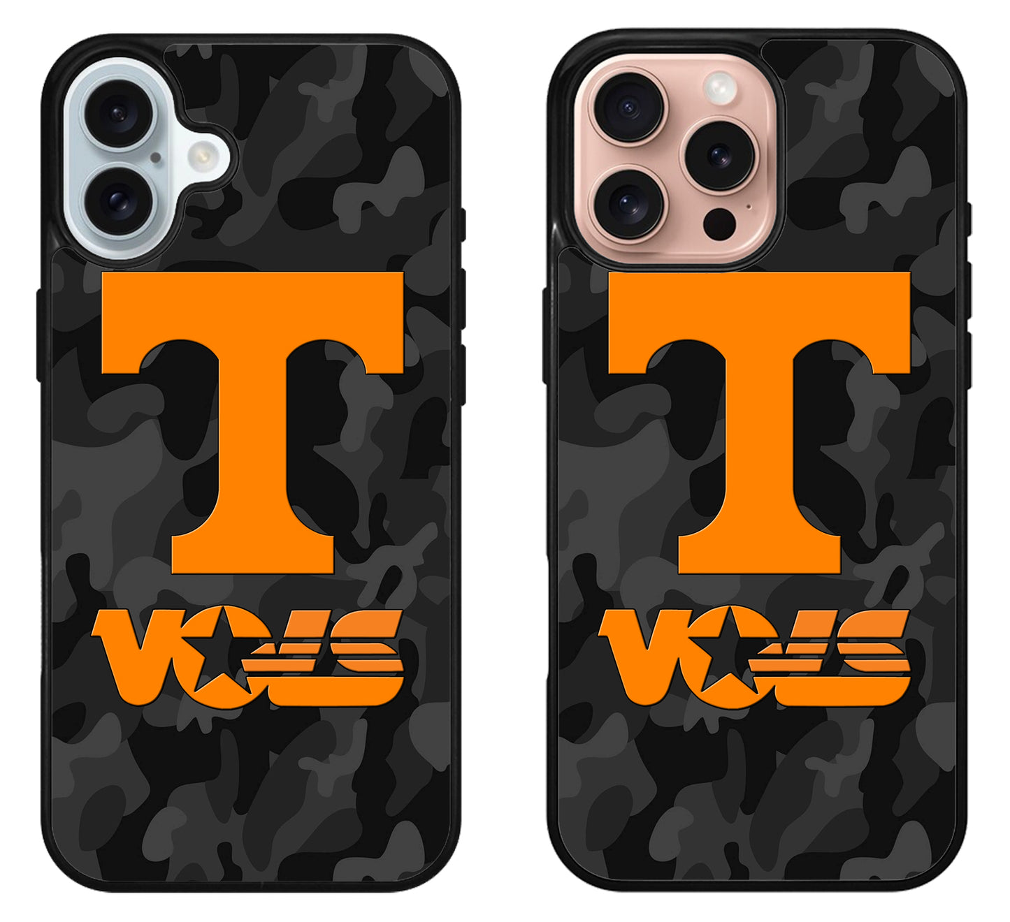 Tennessee Volunteers Black Camo iPhone 16 | 16 Plus | 16 Pro | 16 Pro Max Case