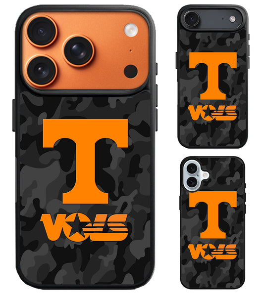 Tennessee Volunteers Black Camo iPhone Air | iPhone 17 | 17 Pro | 17 Pro Max Case