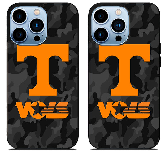 Tennessee Volunteers Black Camo iPhone 15 Pro | iPhone 15 Pro Max Case