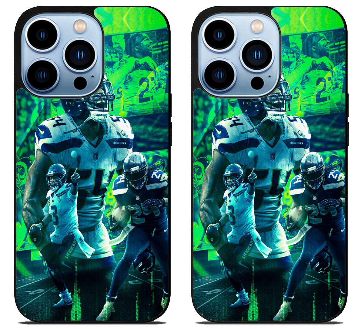 Terry Soleilhac Seattle Seahawks iPhone 15 Pro | iPhone 15 Pro Max Case