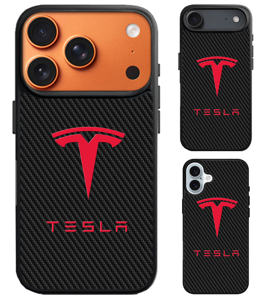 Tesla Carbon iPhone Air | iPhone 17 | 17 Pro | 17 Pro Max Case