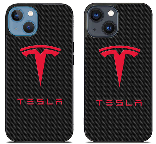 Tesla Carbon iPhone 15 | iPhone 15 Plus Case