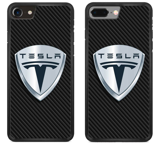 Tesla Logo Carbon iPhone 8 | 8 Plus Case
