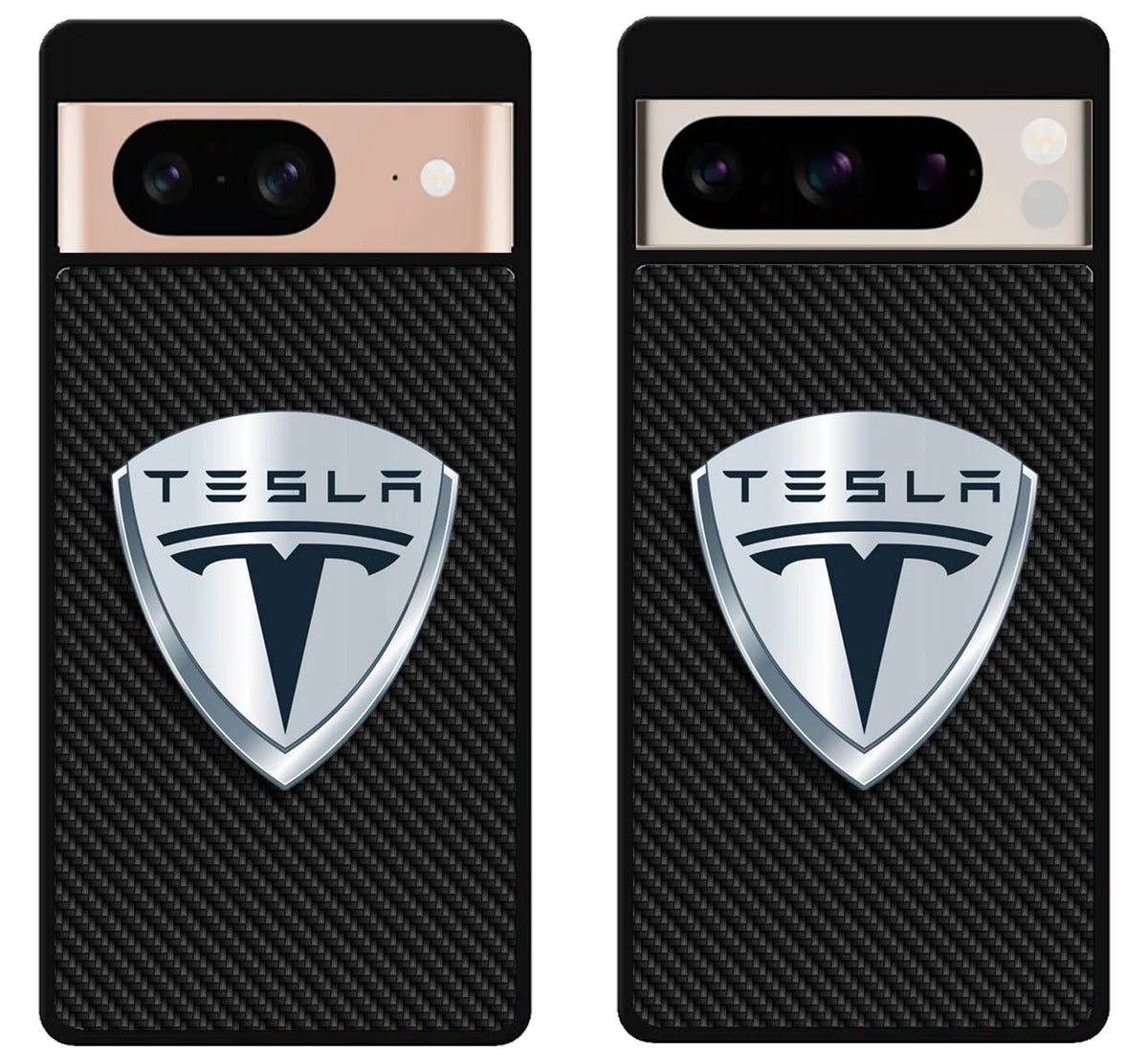 Tesla Logo Carbon Google Pixel 8 | 8 Pro Case