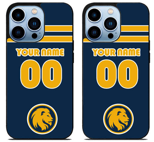 Custom Personalized Texas A&M Commerce Lions iPhone 15 Pro | iPhone 15 Pro Max Case