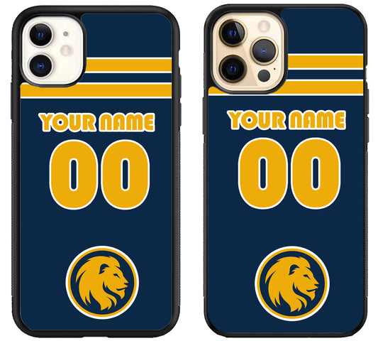 Custom Personalized Texas A&M-Commerce Lions iPhone 12 | 12 Mini | 12 Pro | 12 Pro Max Case