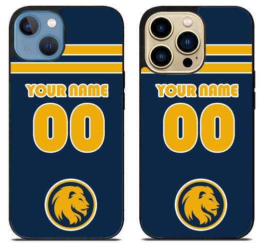 Custom Personalized Texas A&M-Commerce Lions iPhone 14 | 14 Plus | 14 Pro | 14 Pro Max Case