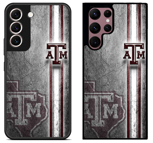 Texas A&M Aggies Background Samsung Galaxy S22 | S22+ | S22 Ultra Case