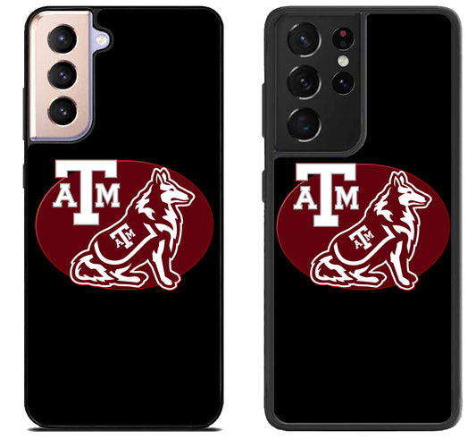 Texas A&M Aggies Black Samsung Galaxy S21 | S21 FE | S21+ | S21 Ultra Case