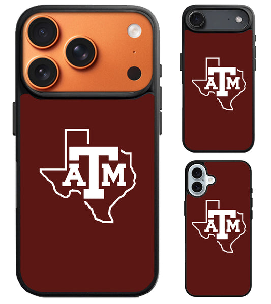 Texas A&M Aggies Logo Cover iPhone Air | iPhone 17 | 17 Pro | 17 Pro Max Case