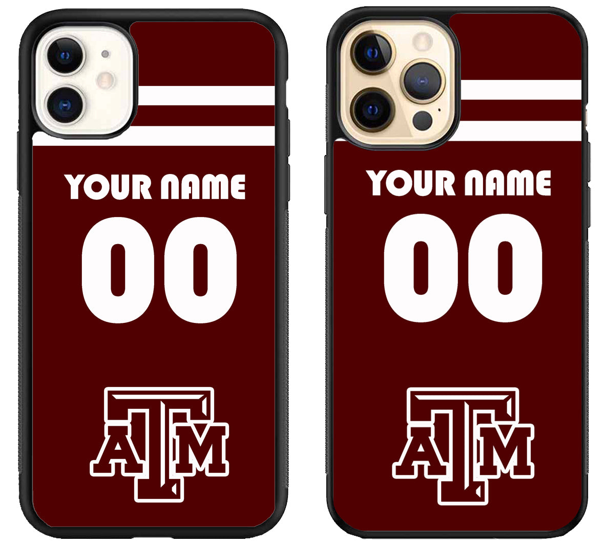 Custom Personalized Texas A&M Aggies iPhone 12 | 12 Mini | 12 Pro | 12 Pro Max Case