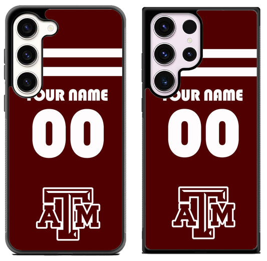 Custom Personalized Texas A&M Aggies Samsung Galaxy S23 | S23+ | S23 Ultra Case