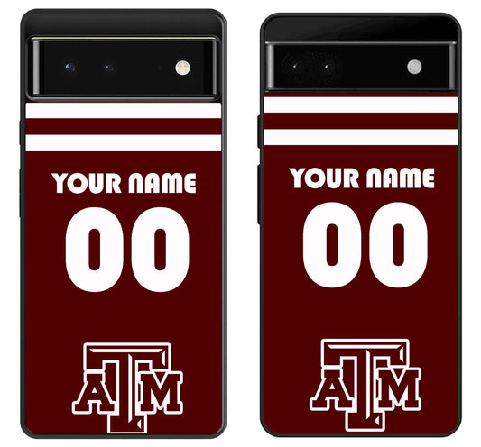 Custom Personalized Texas A&M Aggies Google Pixel 6 | 6A | 6 Pro Case