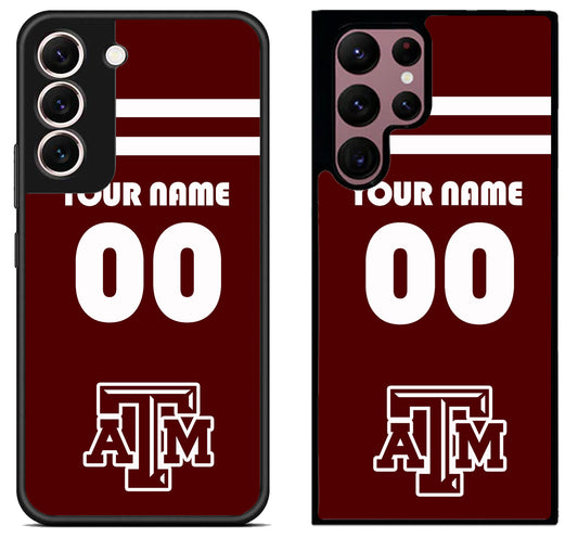 Custom Personalized Texas A&M Aggies Samsung Galaxy S22 | S22+ | S22 Ultra Case