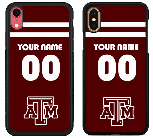 Custom Personalized Texas A&M Aggies iPhone X | Xs | Xr | Xs Max Case