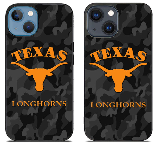 Texas Longhorns Black Camo iPhone 15 | iPhone 15 Plus Case