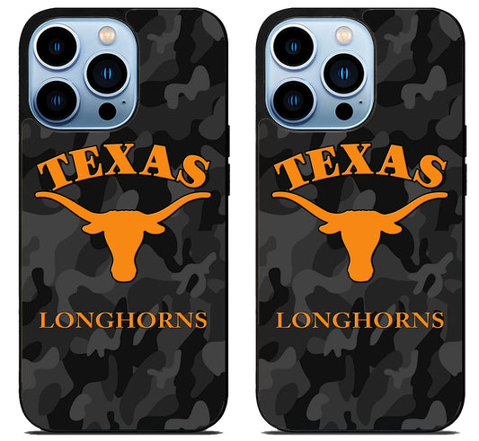 Texas Longhorns Camo iPhone 15 Pro | iPhone 15 Pro Max Case