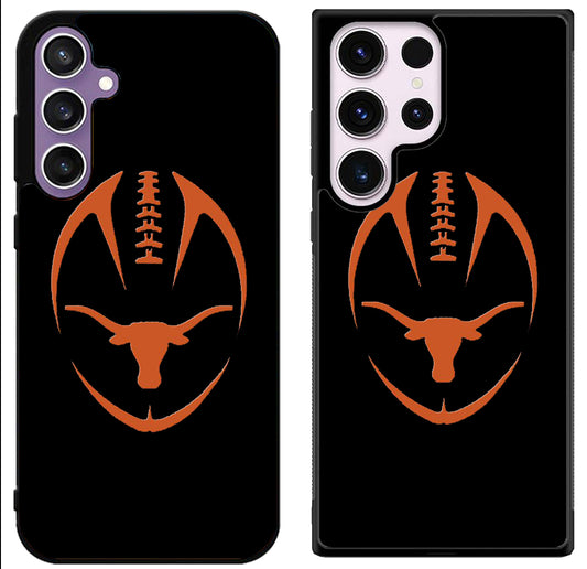 Texas Longhorns Black Cover Samsung Galaxy S24 | S24+ | S24 Ultra Case