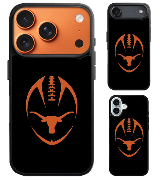 Texas Longhorns Black iPhone Air | iPhone 17 | 17 Pro | 17 Pro Max Case