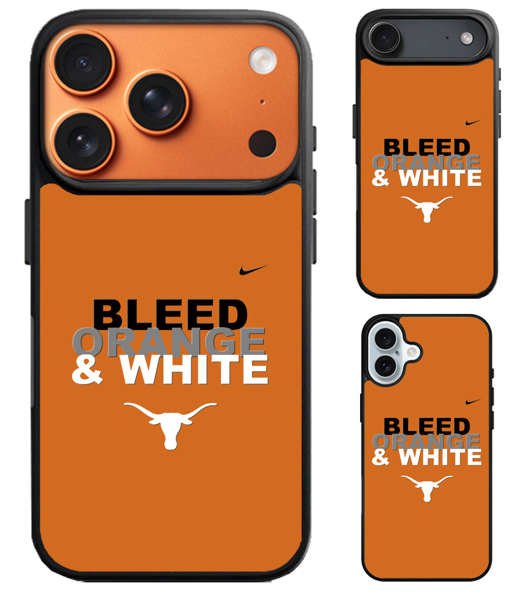 Texas Longhorns Bleed iPhone Air | iPhone 17 | 17 Pro | 17 Pro Max Case