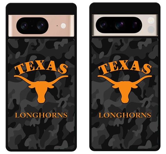 Texas Longhorns Camo Google Pixel 8 | 8 Pro Case