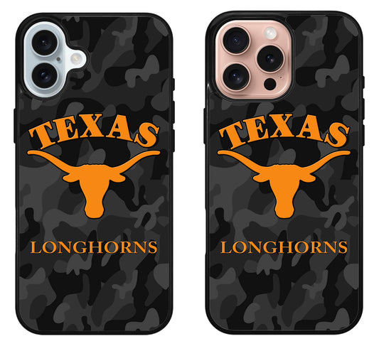 Texas Longhorns Camo iPhone 16 | 16 Plus | 16 Pro | 16 Pro Max Case