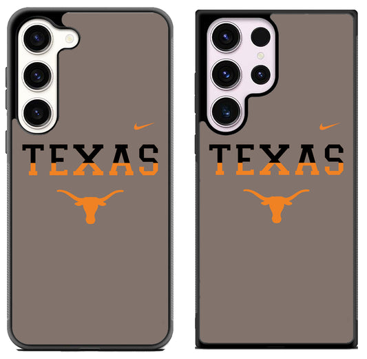 Texas Longhorns Logo Cover Samsung Galaxy S23 | S23+ | S23 Ultra Case