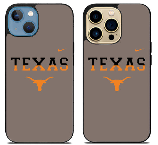 Texas Longhorns Logo Cover iPhone 14 | 14 Plus | 14 Pro | 14 Pro Max Case