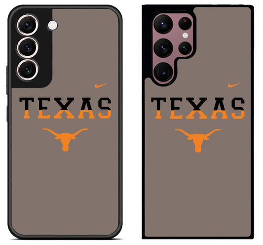 Texas Longhorns Logo Cover Samsung Galaxy S22 | S22+ | S22 Ultra Case