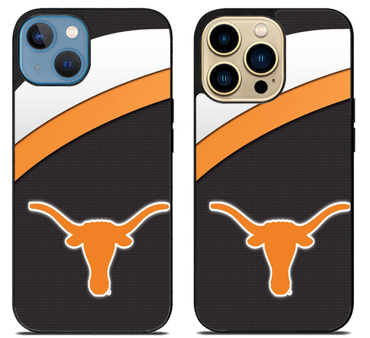 Texas Longhorns Stripe Cover iPhone 14 | 14 Plus | 14 Pro | 14 Pro Max Case