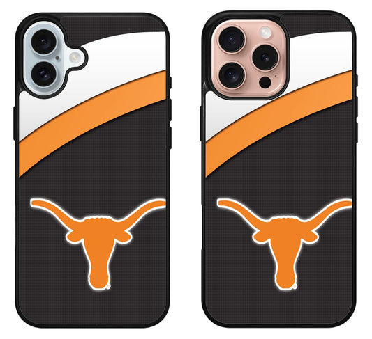 Texas Longhorns Stripe Cover iPhone 16 | 16 Plus | 16 Pro | 16 Pro Max Case