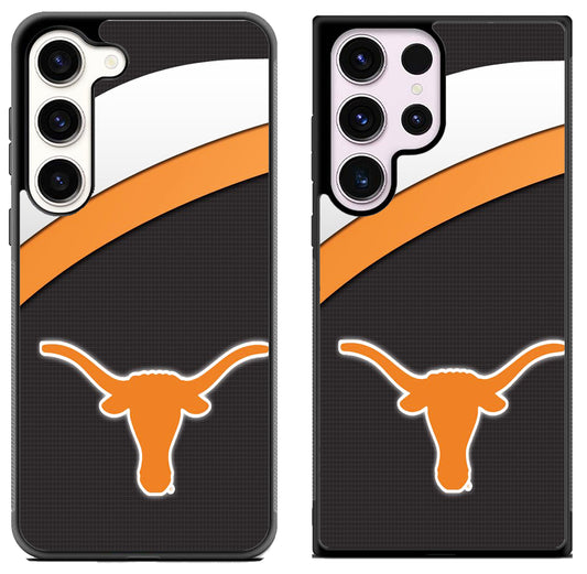 Texas Longhorns Stripe Cover Samsung Galaxy S23 | S23+ | S23 Ultra Case