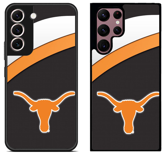 Texas Longhorns Stripe Cover Samsung Galaxy S22 | S22+ | S22 Ultra Case