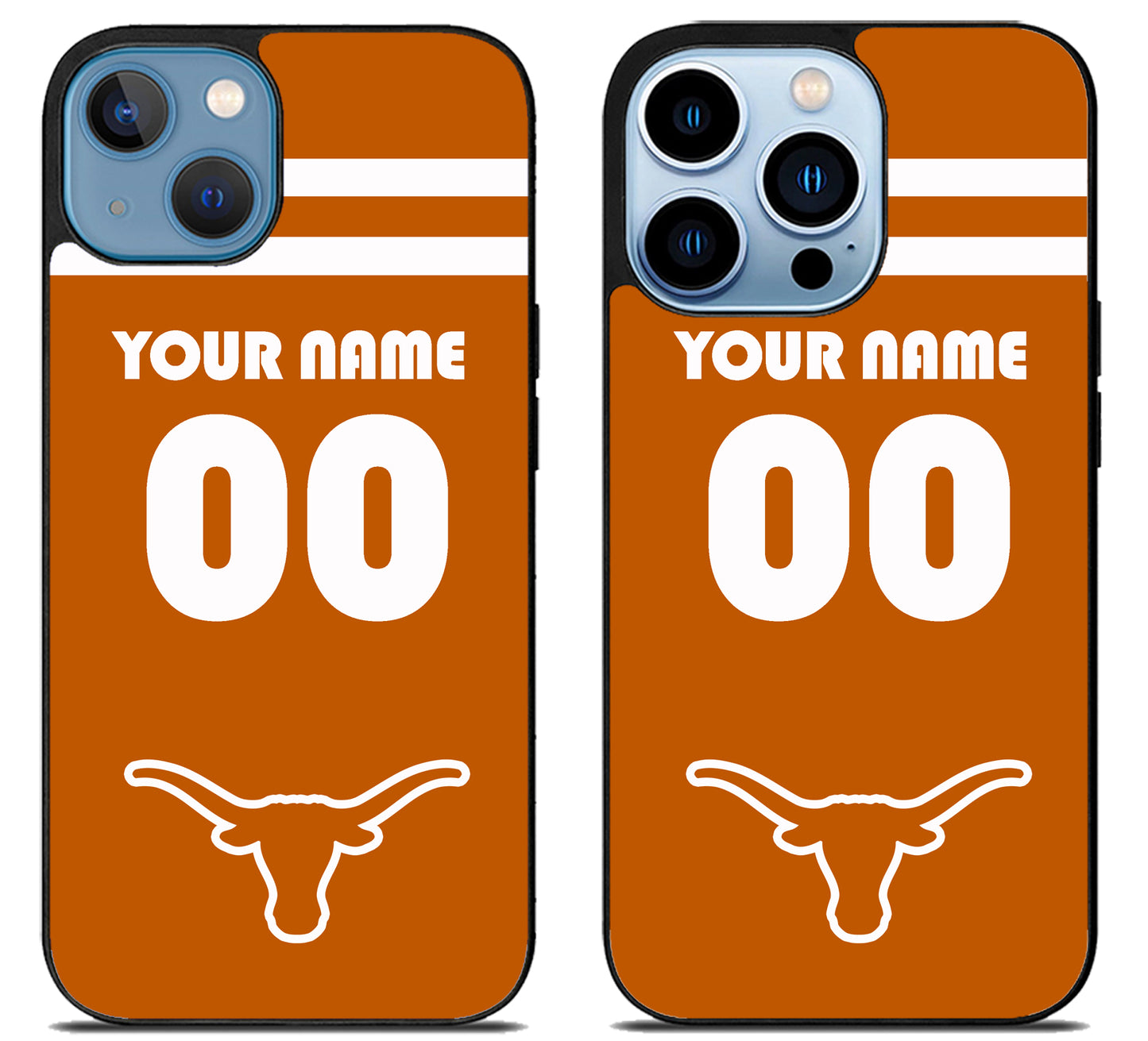 Custom Personalized Texas Longhorns iPhone 13 | 13 Mini | 13 Pro | 13 Pro Max Case