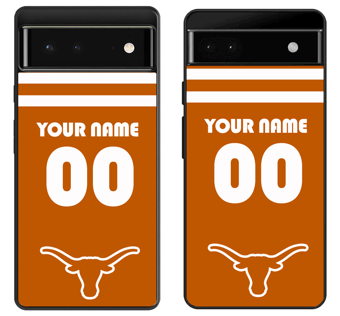 Custom Personalized Texas Longhorns Google Pixel 6 | 6A | 6 Pro Case