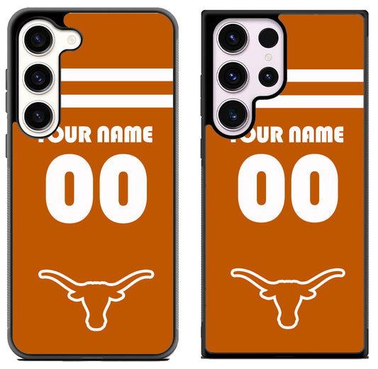 Custom Personalized Texas Longhorns Samsung Galaxy S23 | S23+ | S23 Ultra Case