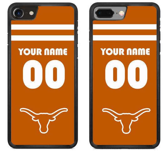 Custom Personalized Texas Longhorns iPhone 8 | 8 Plus Case