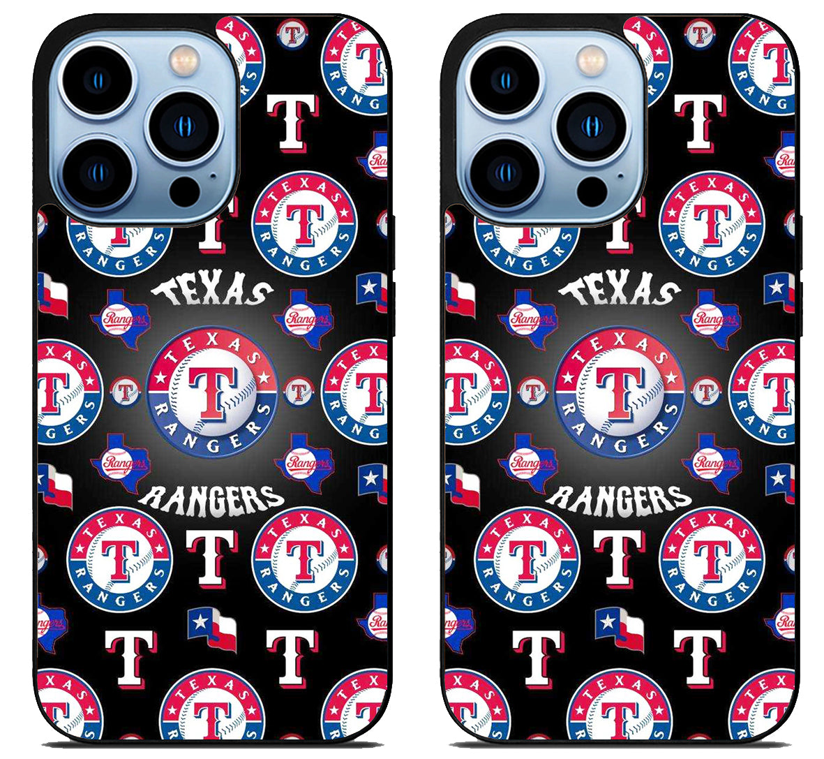 Texas Rangers Collage iPhone 15 Pro | iPhone 15 Pro Max Case