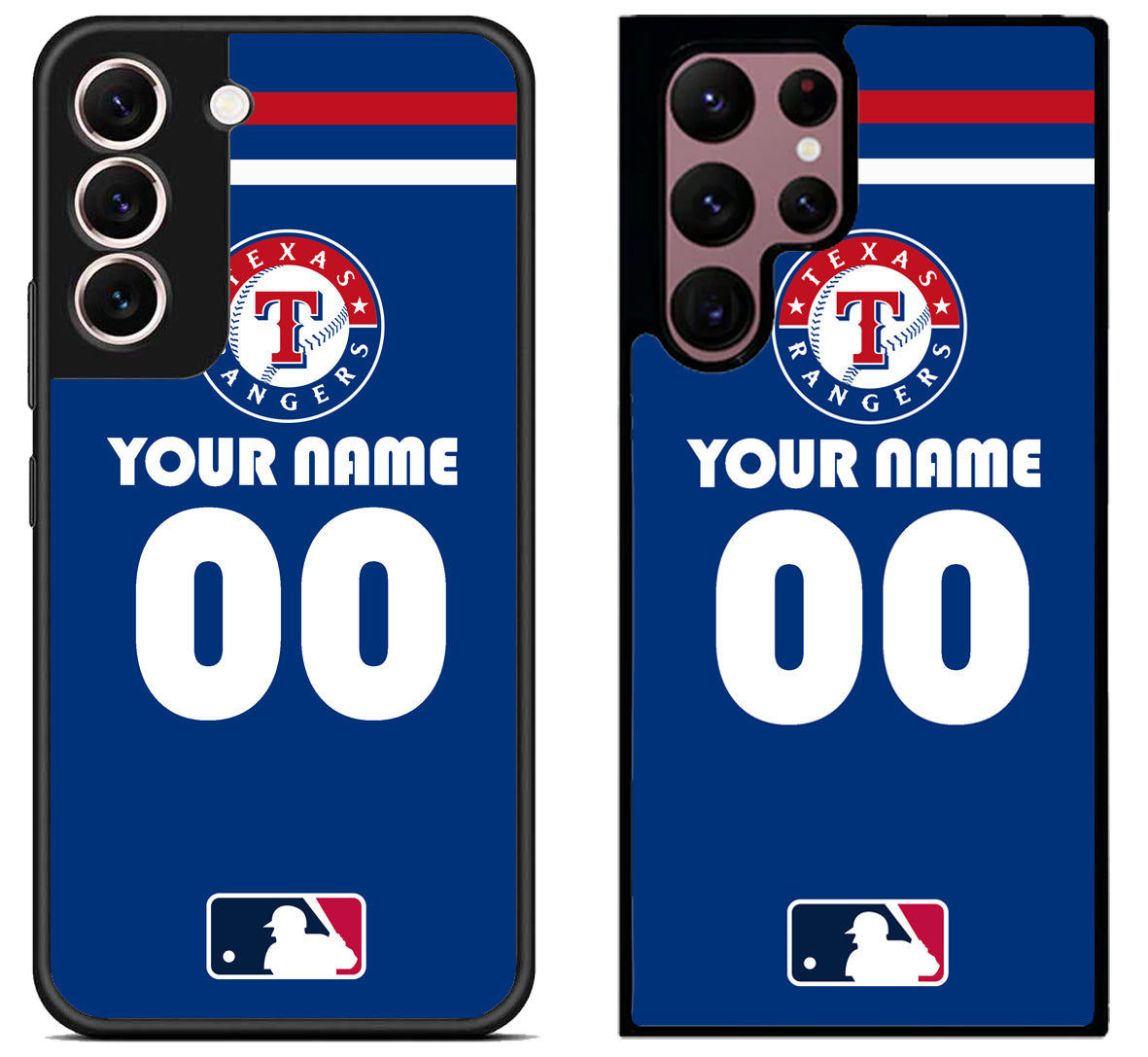 Custom Personalized Texas Rangers MLB Samsung Galaxy S22 | S22+ | S22 Ultra Case