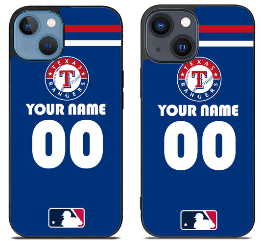 Custom Personalized Texas Rangers MLB iPhone 15 | iPhone 15 Plus Case
