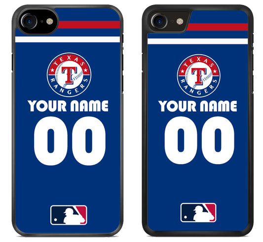 Custom Personalized Texas Rangers MLB iPhone SE 2020 | iPhone SE 2022 Case