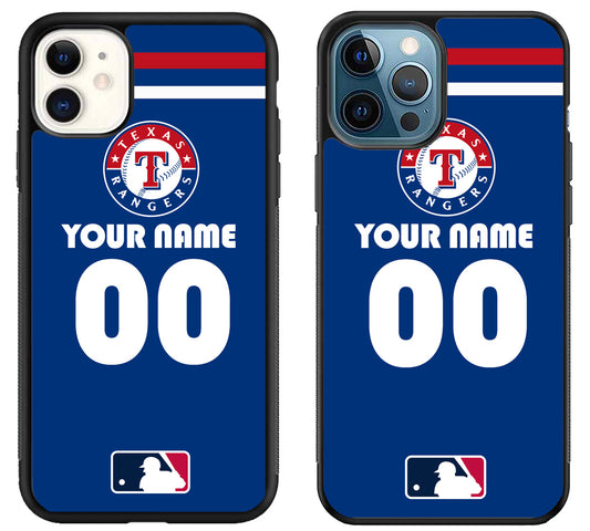 Custom Personalized Texas Rangers MLB iPhone 11 | 11 Pro | 11 Pro Max Case