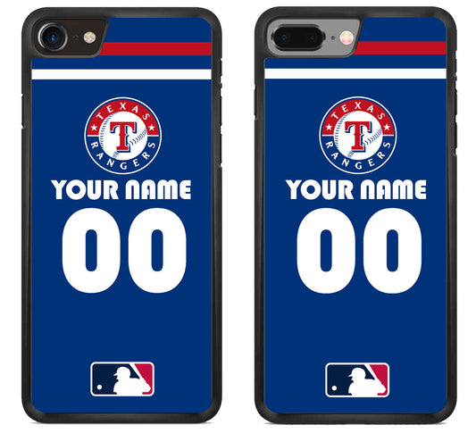 Custom Personalized Texas Rangers MLB iPhone 8 | 8 Plus Case